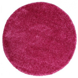 Kusový koberec Shaggy vlas 30mm Fion fialový, Velikosti 67x67cm