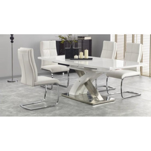 Jedálenský rozkladací stôl Sandor 2 biely Halmar