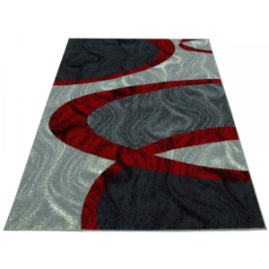 Kusový koberec PP Obus červený, Velikosti 80x150cm