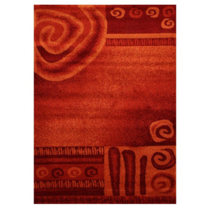 Kusový koberec Azték červený, Velikosti 133x190cm