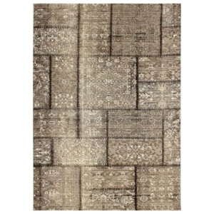 Kusový koberec Nuria béžovo hnedý, Velikosti 60x100cm