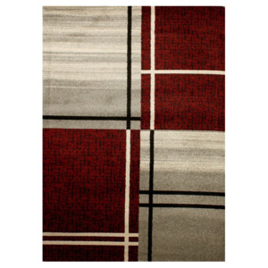 Kusový koberec Mussa šedočervený, Velikosti 200x290cm