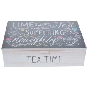Úložný box na čaj Ewax Tea Time Please, 16 × 24 cm