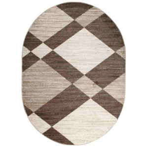 Kusový koberec Fairy béžový ovál, Velikosti 160x220cm