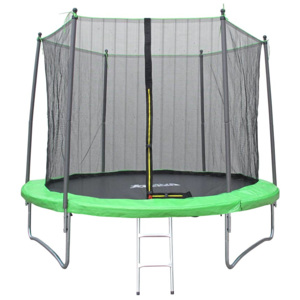 Trampolína 252 cm Active Hobby Zelená - vnútorná sieťka a rebrík