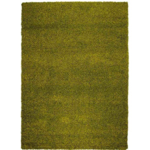 Kusový koberec Shaggy Loca Faustino zelený, Velikosti 60x100cm