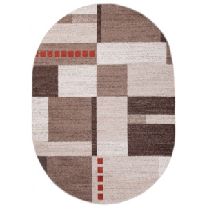 Kusový koberec Francess béžový ovál, Velikosti 140x190cm