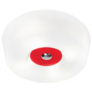 Stropná lampa Yki 390, červená Innolux