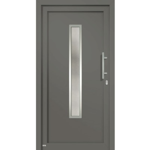 Vchodové plastové dvere A2210, 100 L, antracit / biela