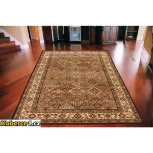 Kusový koberec klasický vzor 8 olivový, Velikosti 133x190cm