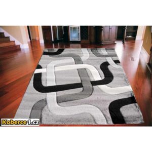 Kusový koberec Arieta šedý, Velikosti 133x190cm