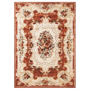 Kusový koberec Floral hnedý, Velikosti 140x200cm