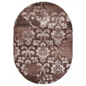 Kusový koberec Rosi hnedý ovál, Velikosti 120x170cm