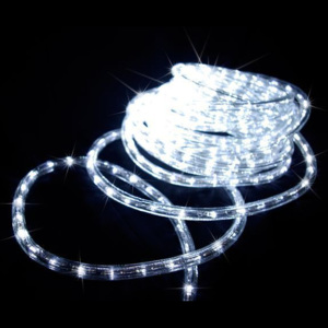 LED svetelný kábel 20 m - studená biela, 480 diód