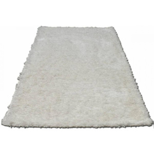 Kusový koberec Shaggy vlas 50 mm biely, Velikosti 200x290cm