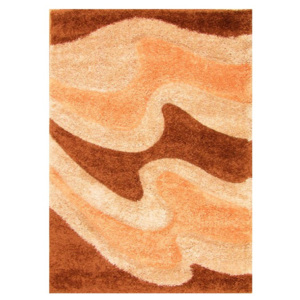 Koberec Shaggy vlas 30 mm Sea oranžový, Velikosti 120x170cm
