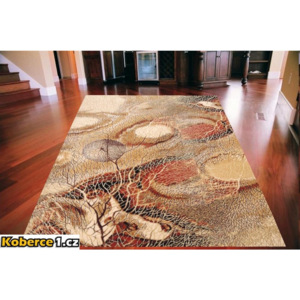 Vlněný kusový koberec Bellona béžový, Velikosti 140x190cm