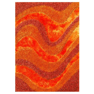 Kusový koberec Shaggy Onda oranžový, Velikosti 120x170cm