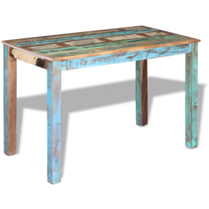 Jedálenský stôl z recyklovaného dreva, 115x60x76 cm