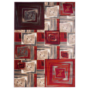 Kusový koberec Tala červený, Velikosti 70x140cm