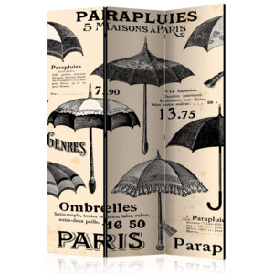 Paraván - Vintage Umbrellas [Room Dividers] 135x172