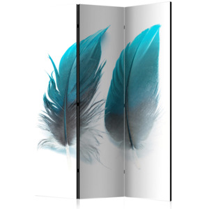 Paraván - Blue Feathers [Room Dividers] 135x172
