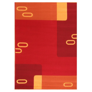 Kusový koberec PP Amber červený, Velikosti 120x170cm