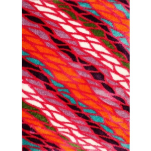Kusový koberec Shaggy vlas 30 mm Zoe červený, Velikosti 80x150cm