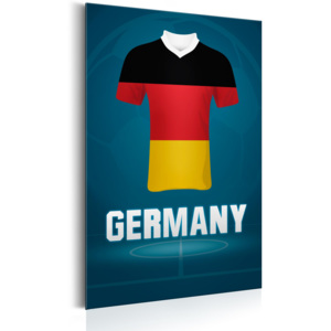 Kovový plagát - Football: Germany [Allplate] 31x46