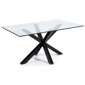 Jedálenský stôl s čiernou podnožou La Forma Arya, dĺžka 160 cm
