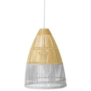 Závesná bambusová lampa Nature / Cool grey