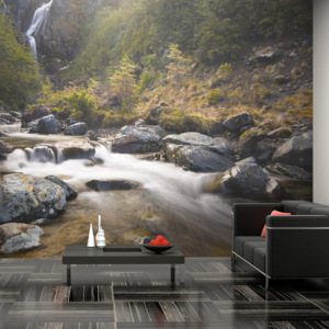 Fototapeta - Ohakune - Waterfalls in New Zealand 450x270 cm