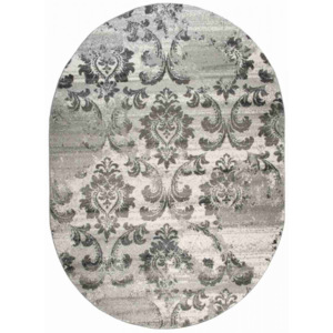 Kusový koberec Rosi svetlo sivý ovál, Velikosti 120x170cm