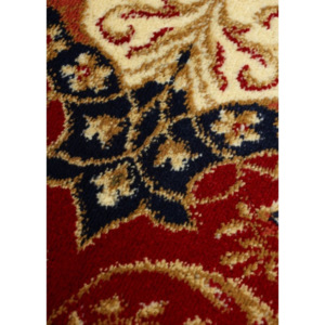 Kusový koberec Elisa červený kruh, Velikosti 100x100cm