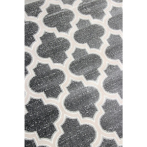 Kusový koberec Anabel sivý ovál, Velikosti 120x170cm