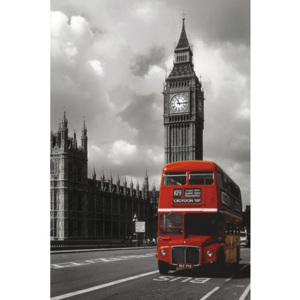 Plagát London Red Bus 61x91,5 cm