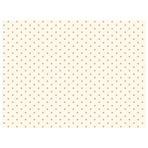 Hodvábny papier White/gold dots - 10 kusov