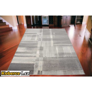 Vlnený kusový koberec Zagros šedý, Velikosti 160x220cm