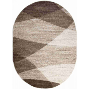 Kusový koberec Ever béžový ovál, Velikosti 120x170cm