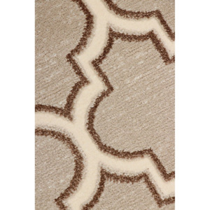 Kusový koberec Anabel béžový ovál, Velikosti 120x170cm