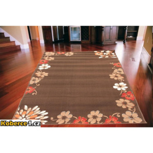 Kusový koberec PP Daisy hnedý, Velikosti 120x170cm
