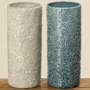 Sada 2 porcelánových váz Boltze Aldaia, výška 25 cm