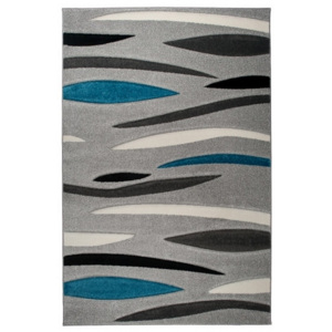 Kusový koberec Vlnky modrý, Velikosti 80x150cm