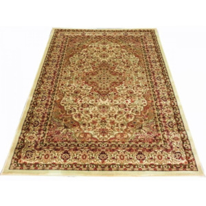 Kusový koberec klasický vzor 6 béž bordó, Velikosti 70x140cm