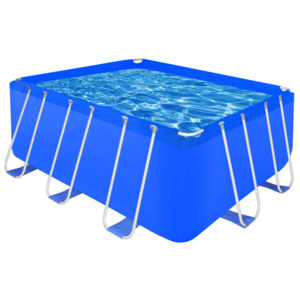 Obdĺžnikový nadzemný bazén 400 x 207 x 122 cm s oceľovým rámom