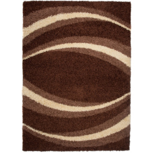 Kusový koberec Shaggy Massimo hnedý, Velikosti 80x150cm