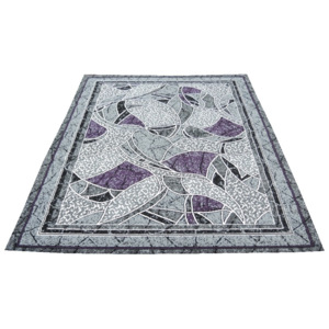 Kusový koberec PP Adele sivofialový, Velikosti 200x300cm