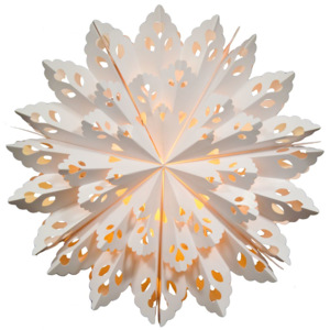 Závesná svietiaca hviezda Flinga White 60 cm + kód 20NAVSETKO na -20 %
