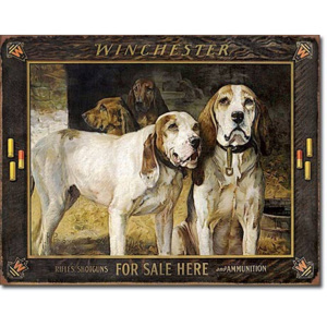 Plechová ceduľa Winchester - For Sale Here, (30 x 42 cm)