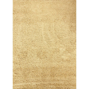 Kusový koberec Shaggy vlas 45 mm Mia krémový, Velikosti 140x200cm